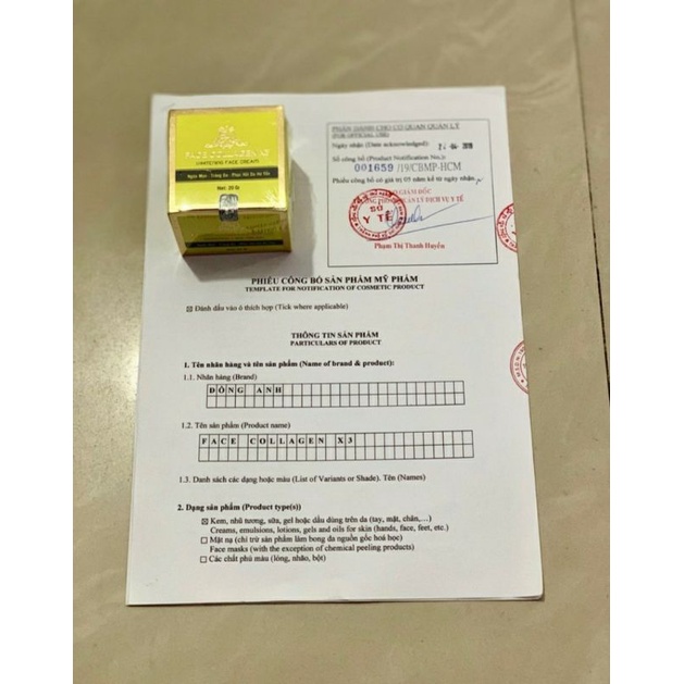 Kem face Collagen x3 Mỹ Phẩm Đông Anh