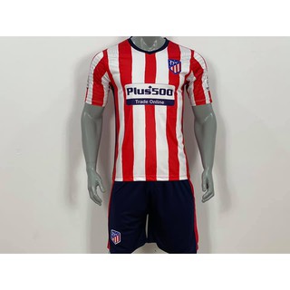 Bộ bóng đá Atletico Madrid sân nhà 2020 2021 (không cổ)