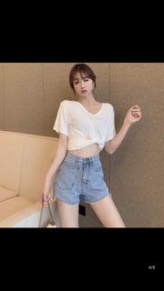 Quần Short Jean Trơn ( Hinh Thật Ảnh Cuối)
