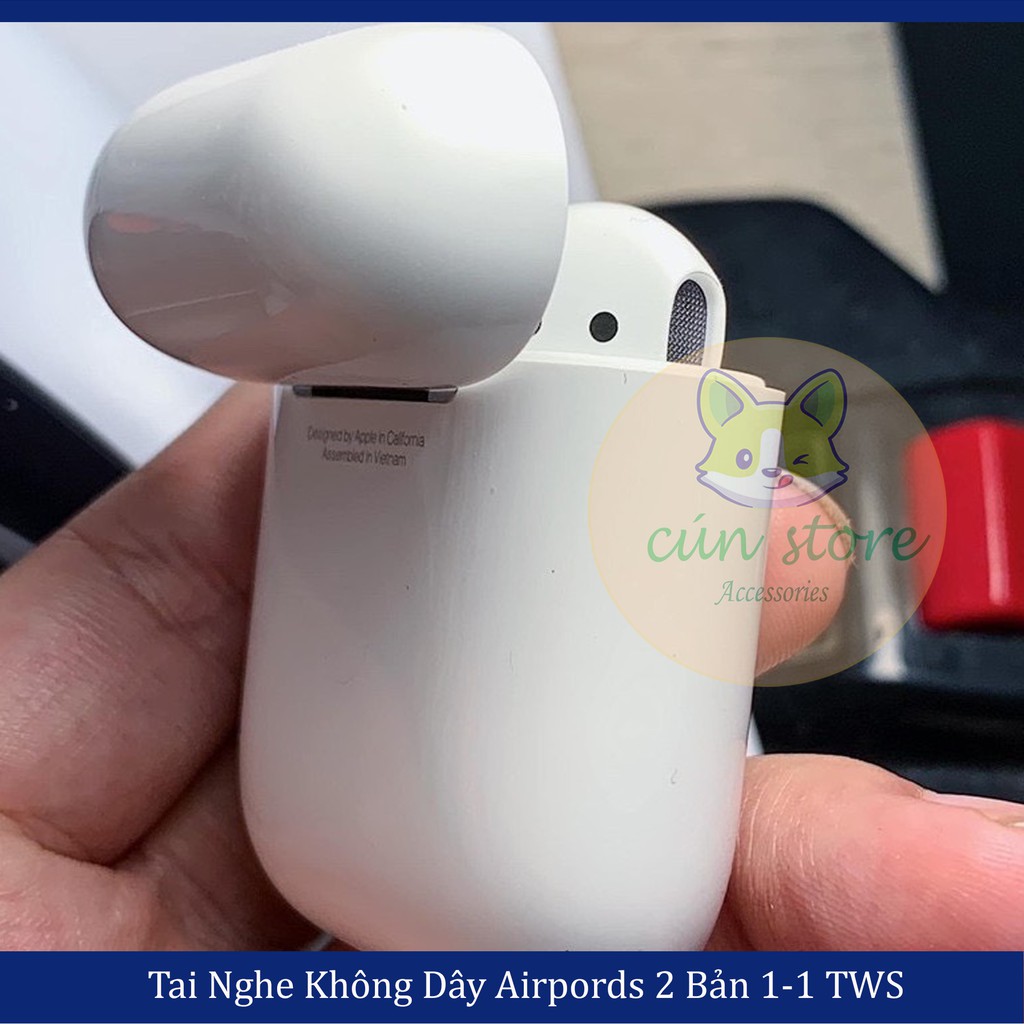 [Bảo Hành 12 tháng] Tai Nghe Bluetooth Airpods 2 Full Chức Năng Định Vị - Đổi Tên, Check Setting, Fix Pin Ảo