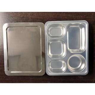 Khay cơm phần inox 5 ngăn