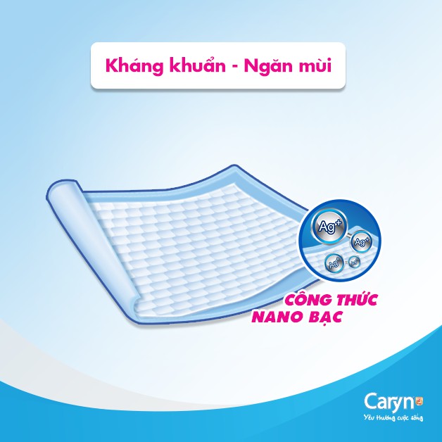  Tấm đệm lót Caryn loại Siêu Thấm 10 miếng