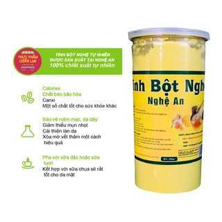 Tinh Bột Nghệ Vàng Nguyên Chất, Hộp 500g