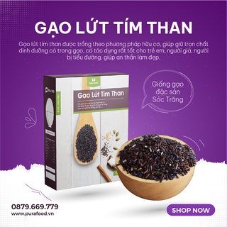 Gạo Lứt Tím Than 1Kg