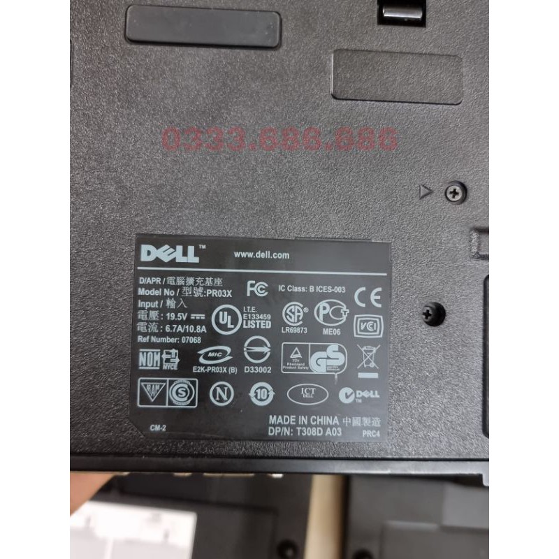 Docking Dell Pr03x biến laptop của bạn thành máy để bàn, bởi Dock cho phép kết nối nhiều giao tiếp | WebRaoVat - webraovat.net.vn