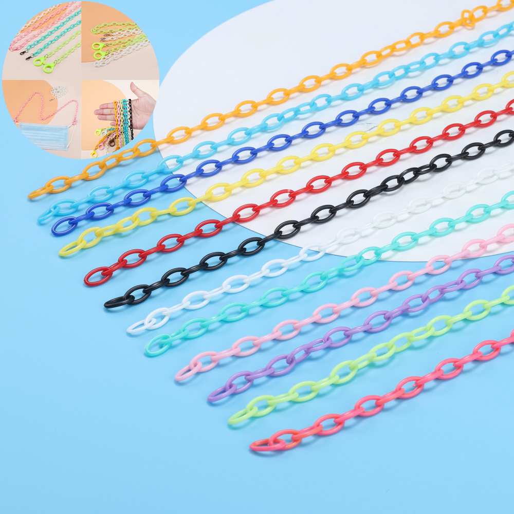 Bộ 10 dây đeo mắt kính/ mát xa St.kunkka bằng nhựa nhẹ màu sắc xinh xắn kích thước 50cm