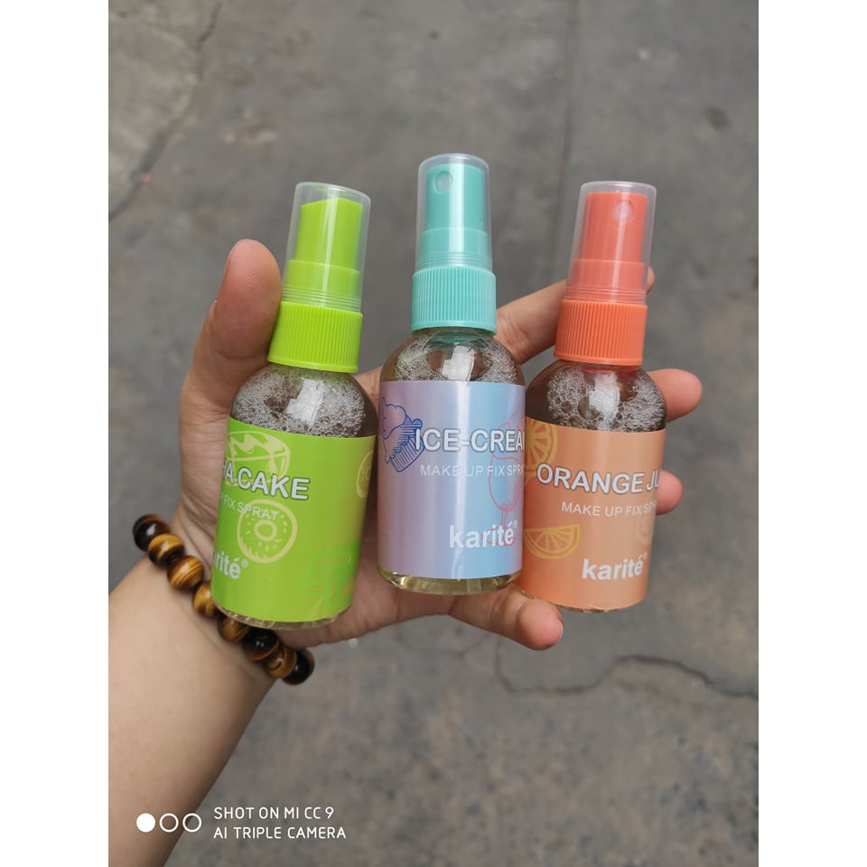 Xịt khoáng khoá nền Make up Karite xịt khóa trang điểm Thái Lan | BigBuy360 - bigbuy360.vn