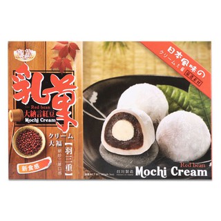 Bánh mochi Đài Loan kem lạnh Royal Family vị đậu đỏ dẻo ngon ít calo 180g 6 bánh