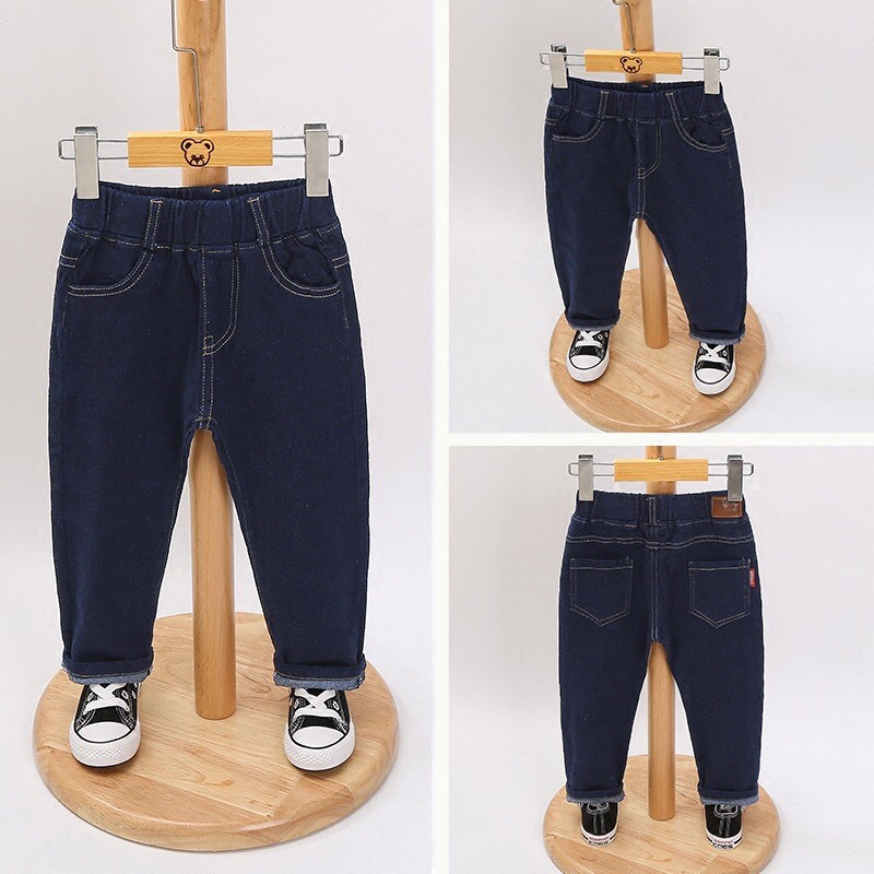 Quần Giả Bò Quần Giả Jean Cho Bé 7-18kg Đứng Form Cực Mềm