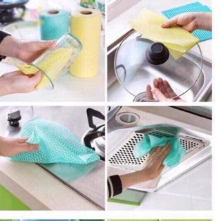 Cuộn giấy lau đa năng siêu thấm hút 50 tờ/ cuộn