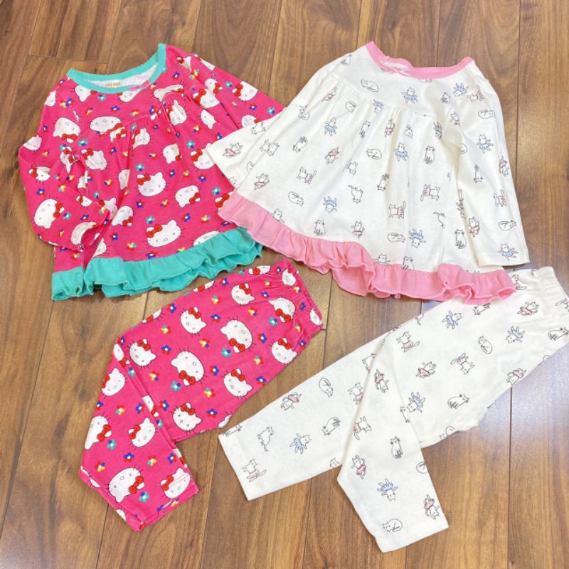 10-22kg Bộ thu đông dáng babydoll bé gái chất bozip Sài Gòn