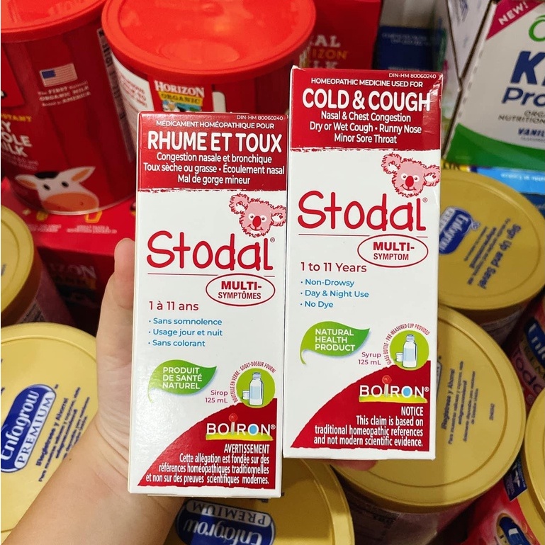 Hộp Giấy Boiron Honey Coryzalia Siro Stodal Miel Hàng Nội Địa Canada - Boiron Stodal Miel