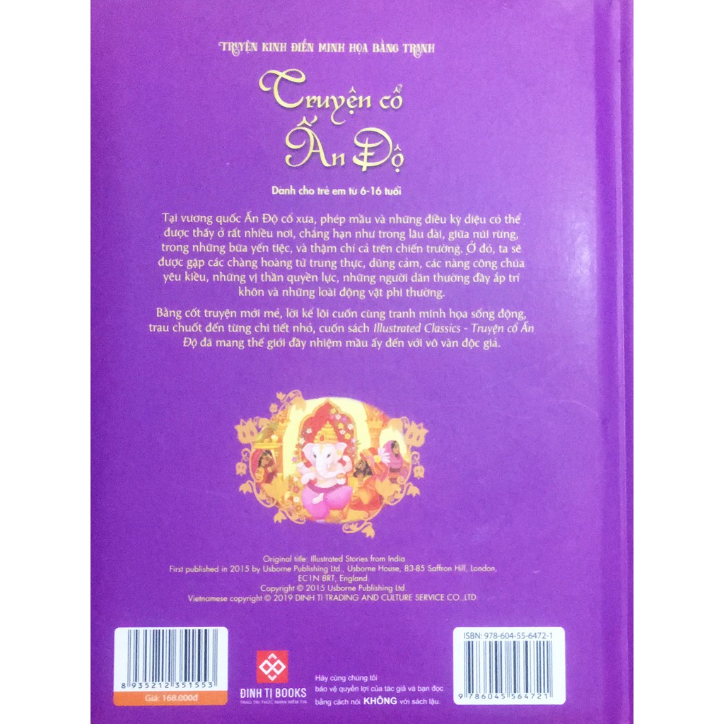 Sách - Illustrated Classics - Truyện Cổ Ấn Độ