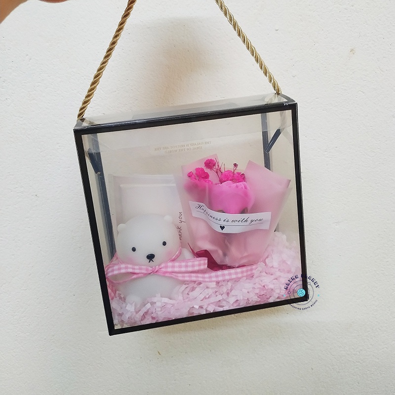 Bó hoa khô mini handmade phụ kiện trang trí hộp quà tặng sinh nhật valentine lưu niệm xinh đẹp ý nghĩa cho người yêu