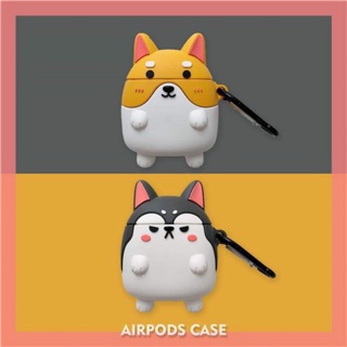 Ốp tai nghe AirPods hình chó Corgi