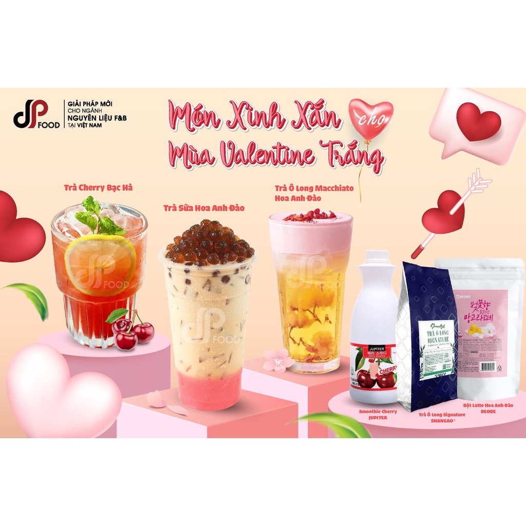 Smoothie Dứa Pineapple làm trà trái cây, đá xay, soda thay thế Sinh tố Syrup Siro Puree - JUPITER