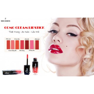 Son kem không chì como cream lipstick