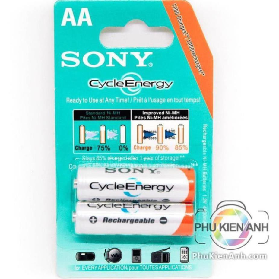 PIN SẠC SONY AA AAA VỈ 2 VIÊN DUNG LƯỢNG 4600MAH TÁI SỬ DỤNG ĐƯỢC DÙNG TRONG NHIỀU THIẾT BỊ GIA DỤNG 🎀