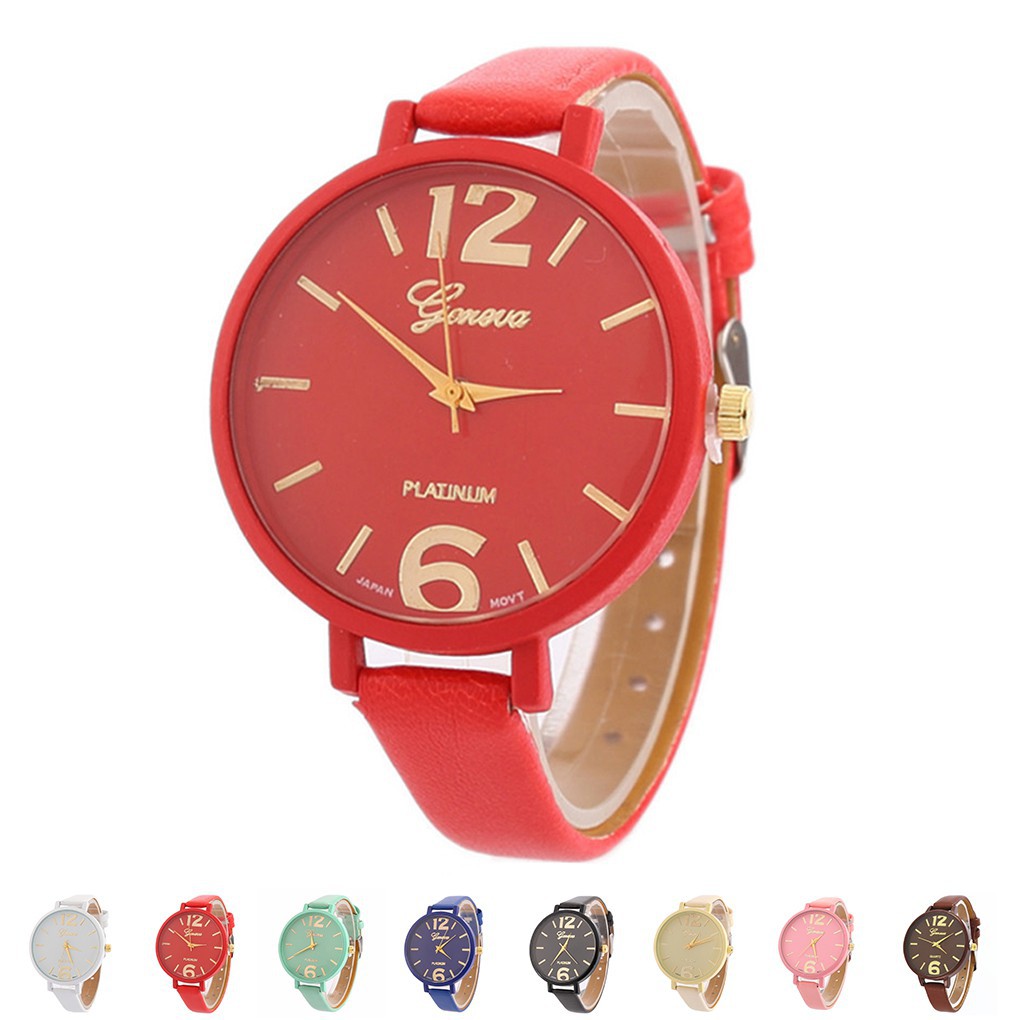 Đồng hồ quartz dây da cho nữ