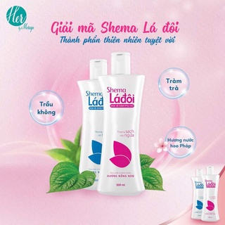 Vệ sinh phụ nữ Shema lá đôi chai 100ml
