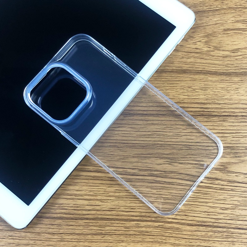 Ốp Điện Thoại TPU Dẻo Trong Suốt Mỏng Nhẹ Bảo Vệ Camera Cho iPhone 14 iPhone14 Pro Max Plus
