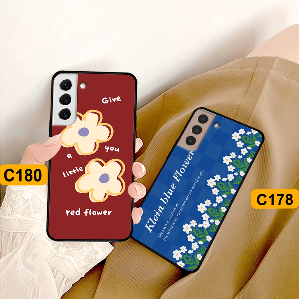 Ốp Samsung S21 - S21 FE - S21 Plus - S21+ / S21 Ultra in hình hoa cỏ nhẹ nhàng,họa tiết caro xinh xắn.ốp lưng chống sốc