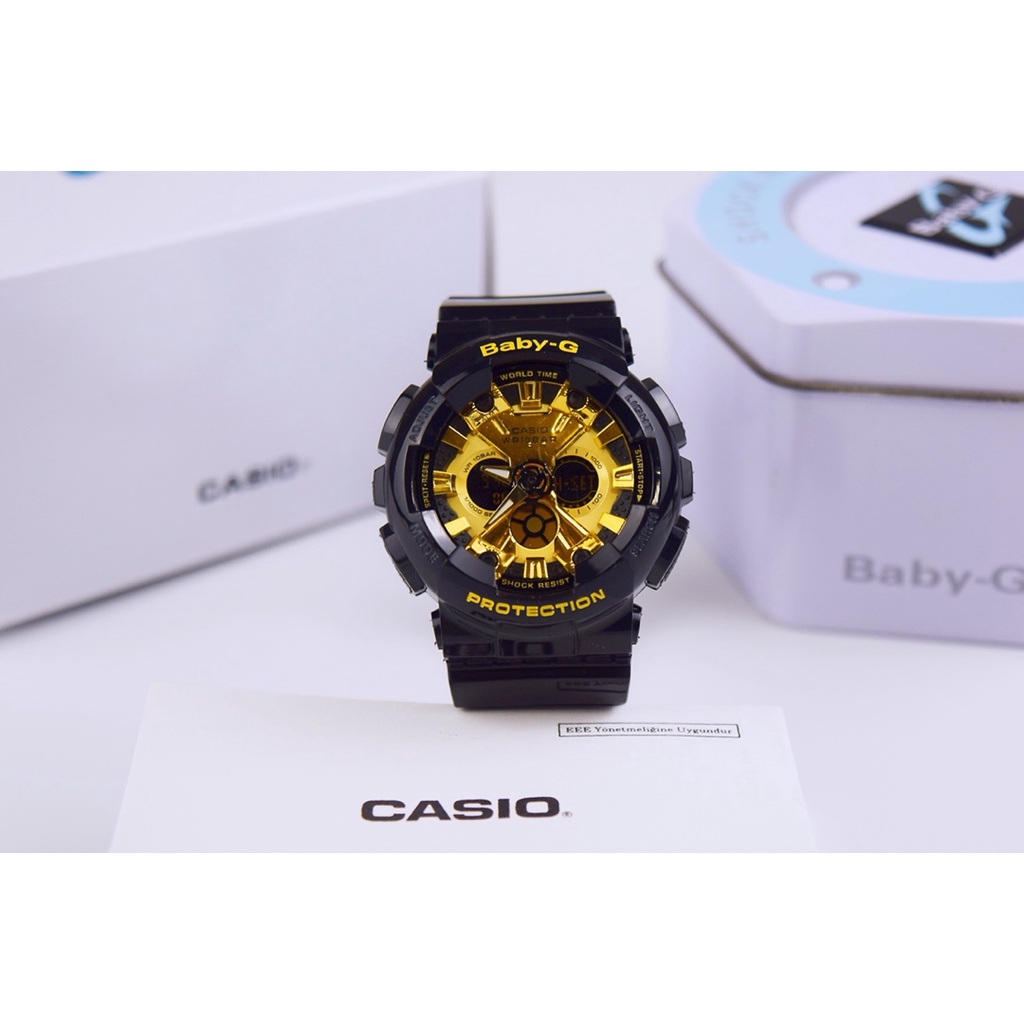 Casio GA120 Series, Vàng Đen Baby-G Của Phụ Nữ