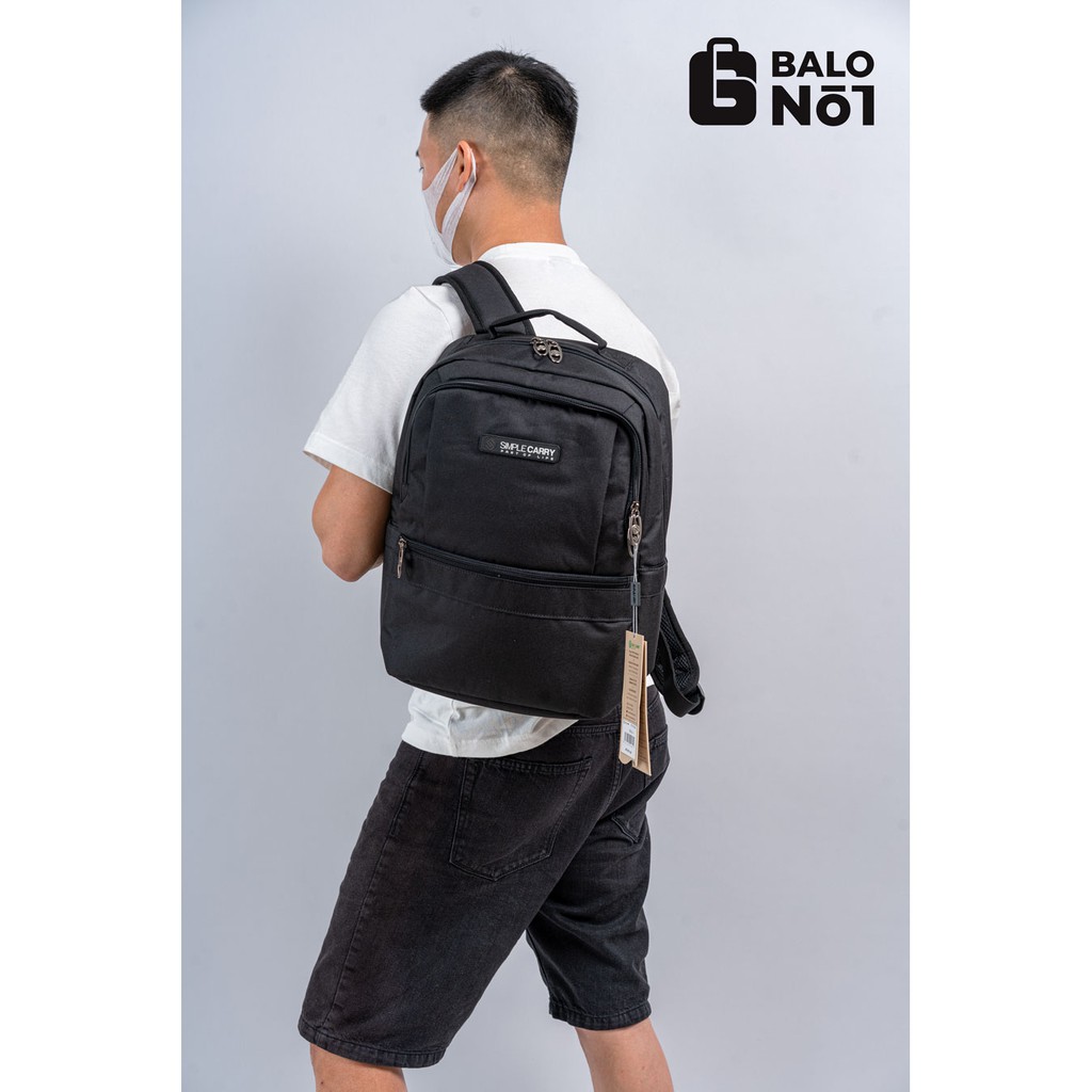 Balo Thời Trang Cao Cấp Simple Carry ISSAC 6 Black