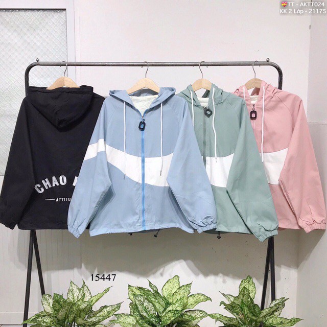 🌵 𝐓𝐡𝐞𝐔𝐥𝐳𝐳𝐚𝐧𝐠 🌵 CM Áo Khoác Kaki 2 Lớp Phối Viền Thêu Chữ (Kèm Video, Hình Thật) | BigBuy360 - bigbuy360.vn