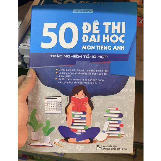 Sách - 50 Đề Thi Đại Học Trắc Nghiệm Tổng Hợp Môn Tiếng Anh