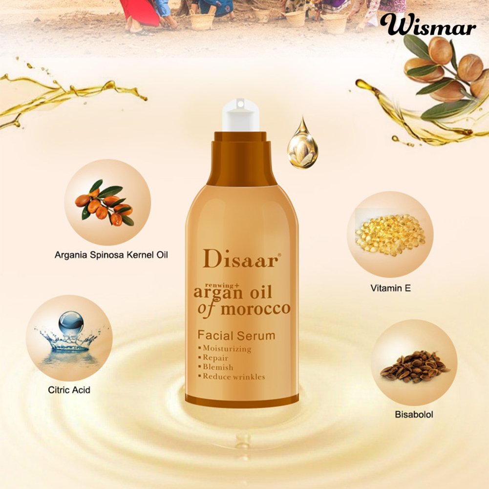 (Hàng Mới Về) Serum Dầu Argan Dưỡng Ẩm Chống Nếp Nhăn Giảm Nhược Điểm Trên Mặt 80g