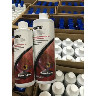 (Siêu Rẻ) Seachem Prime - Dung dịch khử độc nước cho hồ cá cảnh.