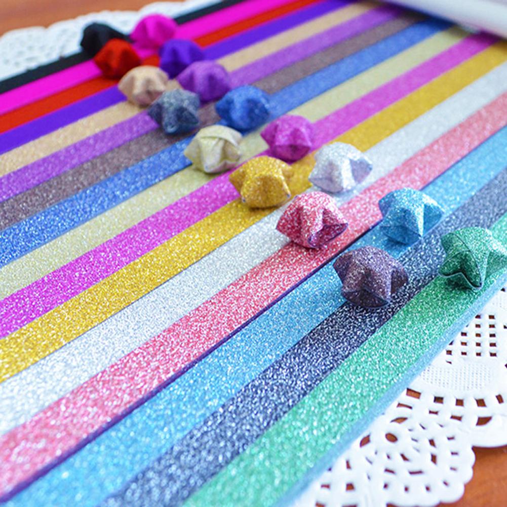 Giấy Gấp Ngôi Sao Origami Lấp Lánh Độc Đáo