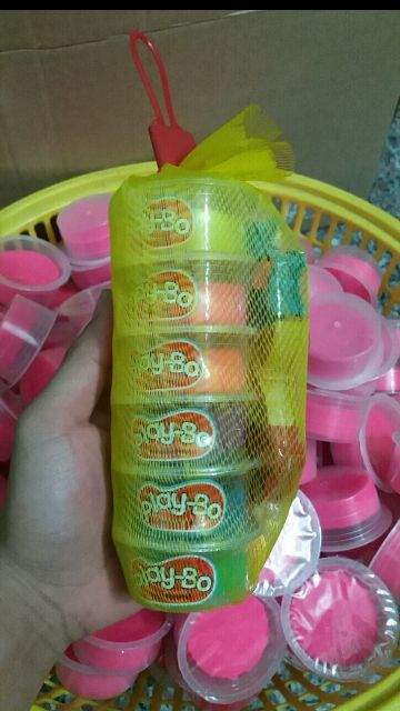 Sét 6 hộp đất nặn bột mì an toàn cho bé