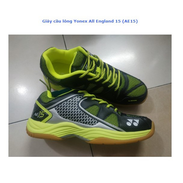 Giày cầu lông Yonex All England 15  xám chuối siêu đẹp