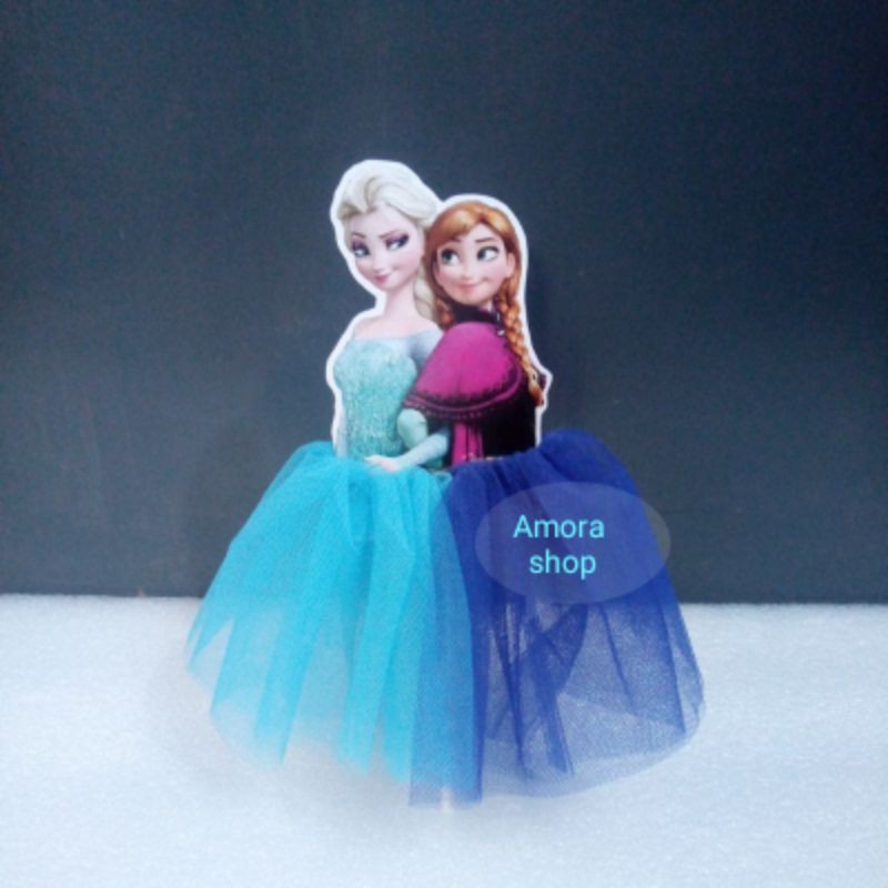 1 Chiếc Chân Váy Xếp Tầng Elsa Và Ana