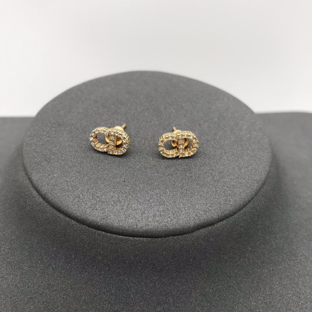 Dior Bộ Trang Sức Hợp Kim Đính Đá Sang Trọng Cho Nữ