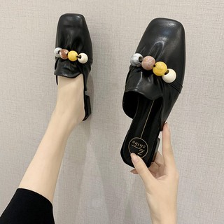 [ORDER] Giày sục nữ da mềm đính hạt