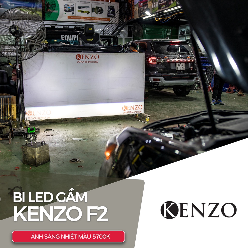 Bi-led gầm Kenzo F2 40W - gương cầu led xe ô tô xe máy biled oto Xlight GTR Redpro Red pro magic titan gold platium F10