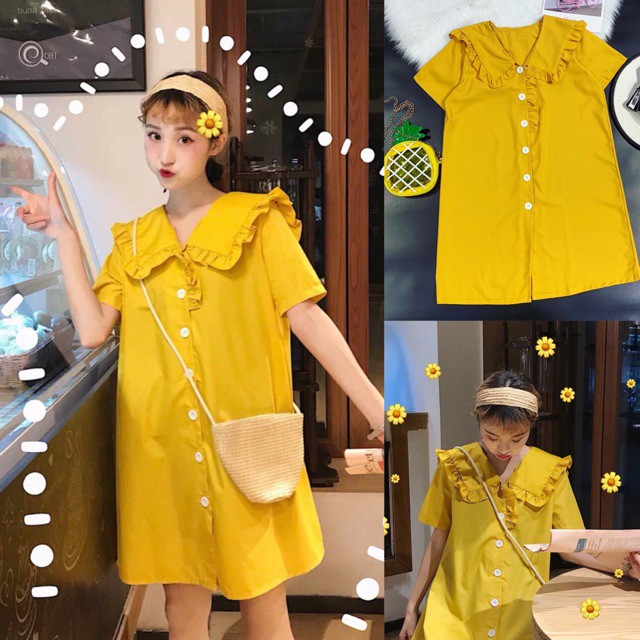 (Rẽ vô địch) Đầm hè dạo phố tiểu thư m.a.n.g.o kiểu dáng ulzzang cực xinh giá rẻ M511598