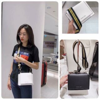 Túi CnK trắng/đen outlet