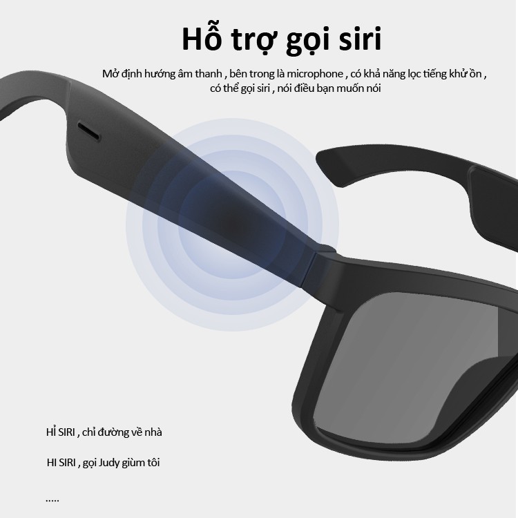 Kính mắt Bluetooth thông minh vừa nghe nhạc và gọi điện , chống tia UV , chống trầy xước , bảo hành 1 năm A2 Frames | BigBuy360 - bigbuy360.vn