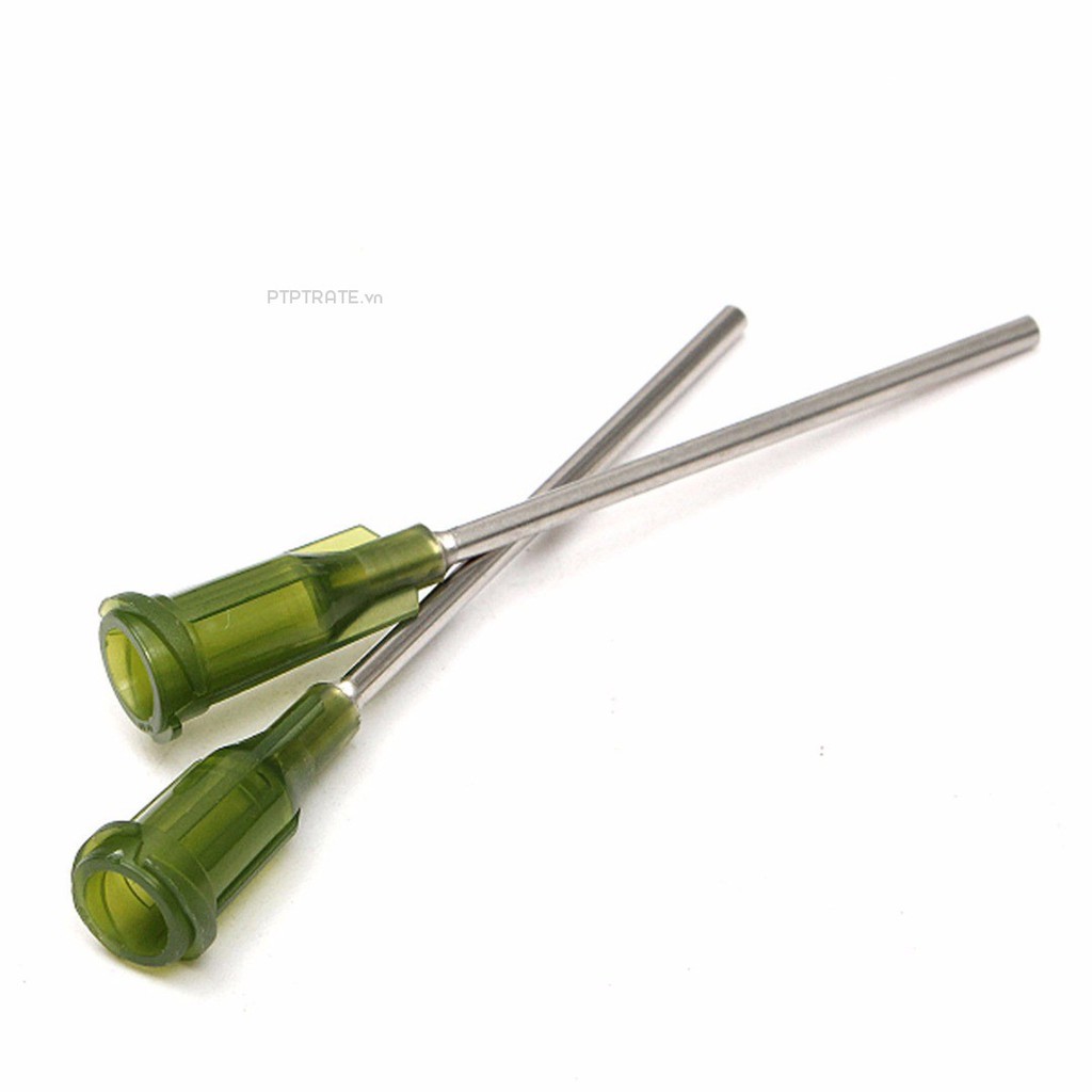 Set 10 đầu ống kim tiêm 1.5 inch 14 gauge khóa kim luer