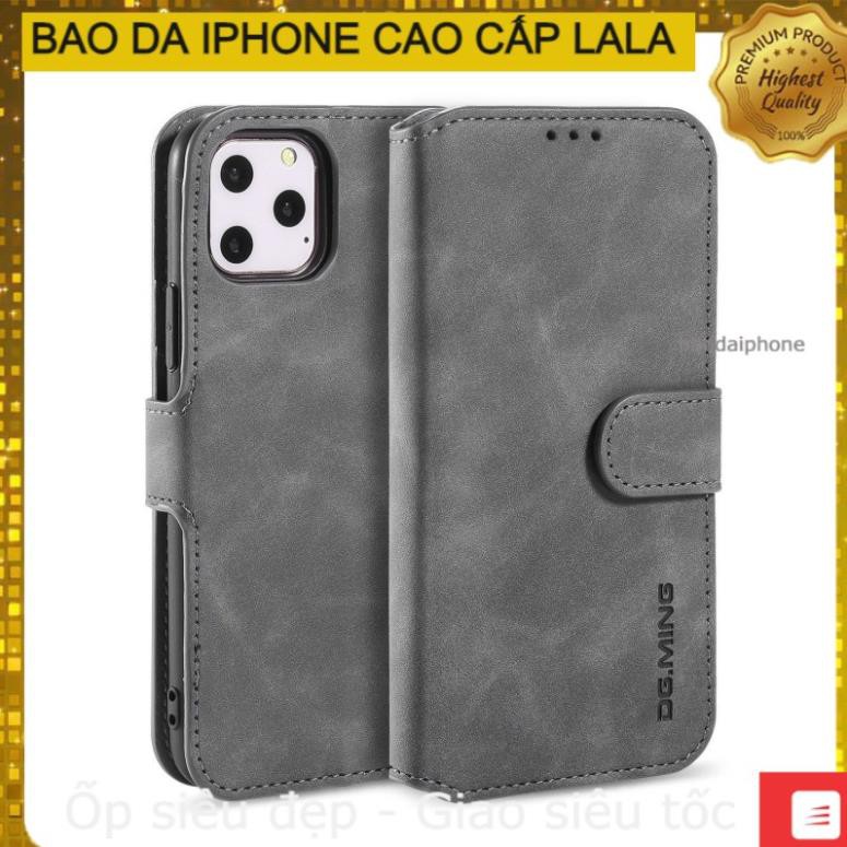 Bao Da Iphone 11/11 pro/11 pro max/ 12 /12 mini /12 pro /12 pro max hàng chuẩn - có gài - khe đựng thẻ tiện lợi | BigBuy360 - bigbuy360.vn