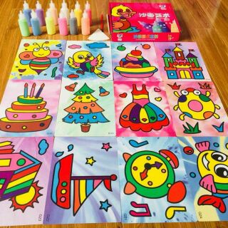 Bộ tranh cát cho bé