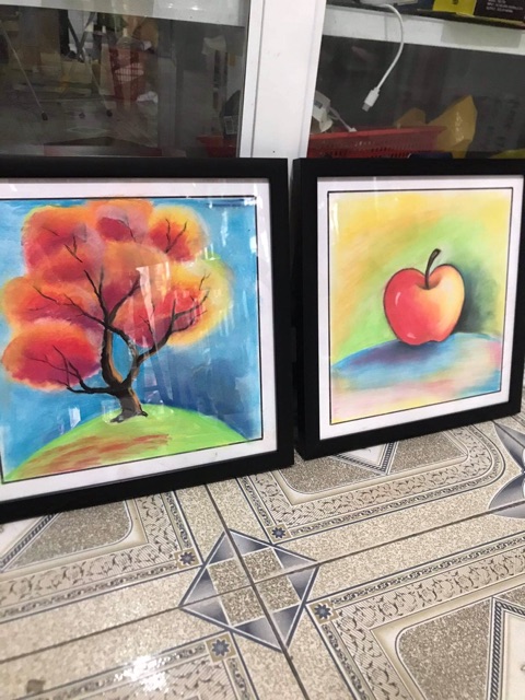 Combo 3 foam làm tranh gắn đá sỏi 30.30