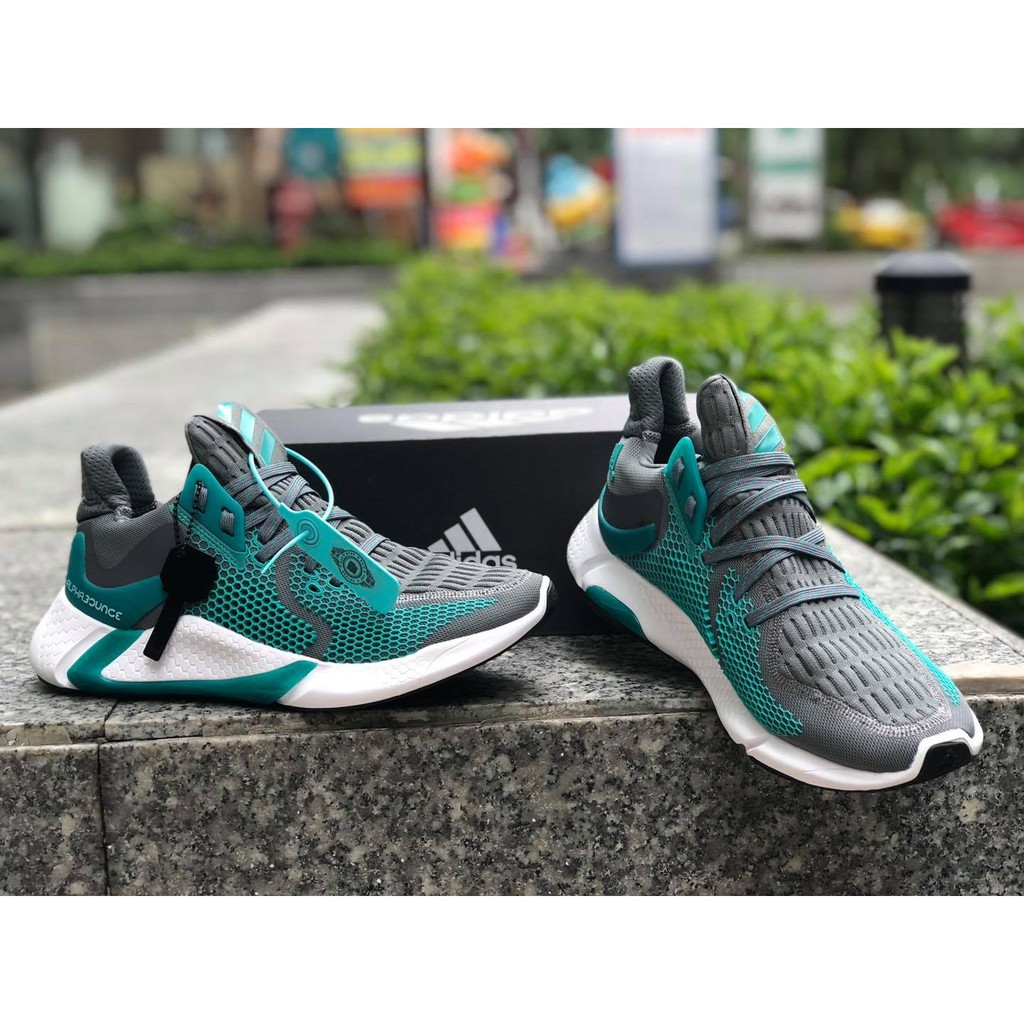 [Adidas giày]giày Nam Adidas Alphabounce instinct 2020 Full box - Xám xanh ?