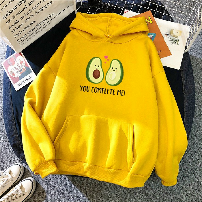 Áo Hoodie Unisex, Áo Nỉ Bông Có Mữ Tay Dài Cho Cả Nam Và Nữ In Hình Siêu Cute