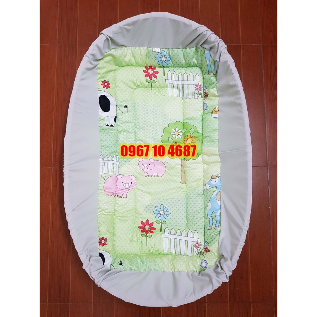 Nệm lót nôi tre nằm võng cho bé
