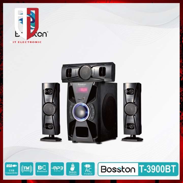 Loa Máy Vi Tính Pc Công Suất Lớn Bluetooth 4.1 Để Bàn Có Dây Chính Hãng BOSSTON T3900 Loa Gaming